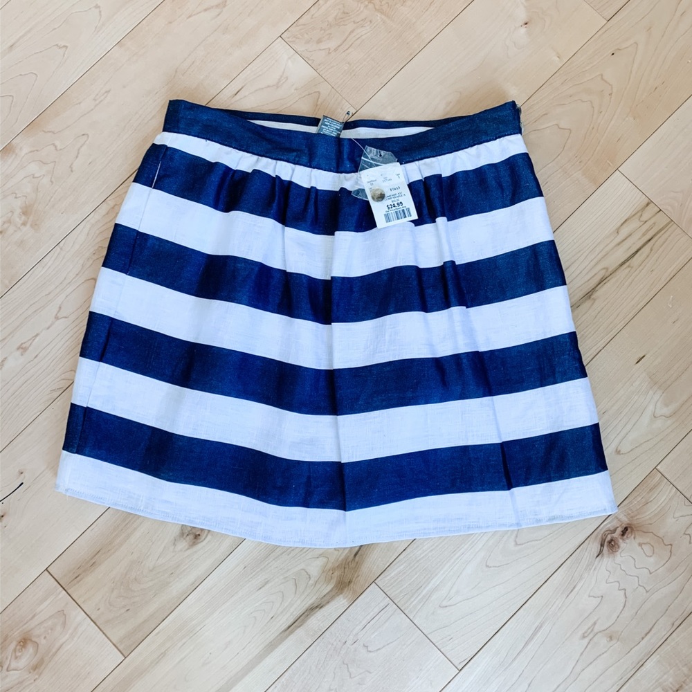 Fit and Flare flirty Sailor Stripe Skirt